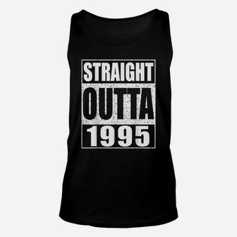 Straight Outta 1995 24Th Birthday Gift Shirt Unisex Tank Top | Crazezy CA