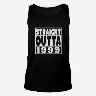 Straight Outta 1999 22St Birthday Gift For A 22 Year Old Unisex Tank Top | Crazezy DE