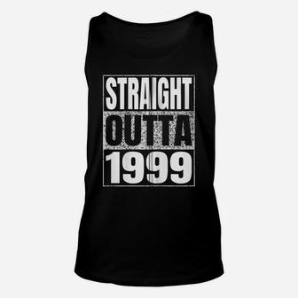 Straight Outta 1999 22Th Birthday Funny 22 Years Old Zip Hoodie Unisex Tank Top | Crazezy UK
