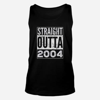 Straight Outta 2004 Funny Birthday Gift Unisex Tank Top | Crazezy CA