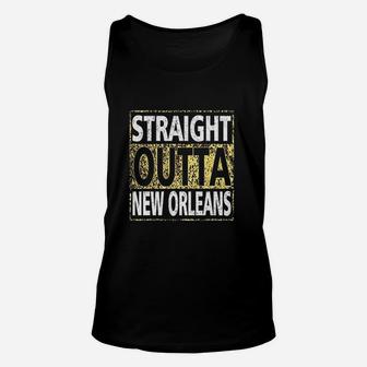 Straight Outta New Orleans Hometown Pride Unisex Tank Top - Thegiftio UK