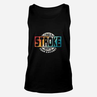 Stroke Survivor Retro Awareness Gift Unisex Tank Top | Crazezy