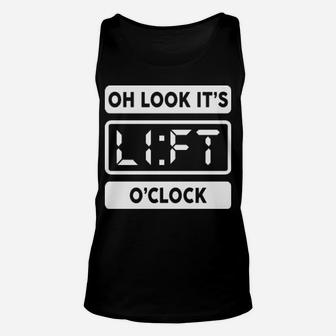 Stronger Oh Look It's Lift O'clock Unisex Tank Top - Monsterry
