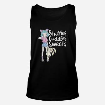Stuffies Cuddles Sweets Unisex Tank Top | Crazezy