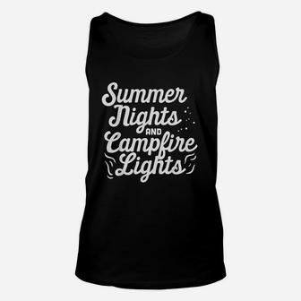 Summer Nights And Campfire Lights Unisex Tank Top | Crazezy