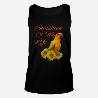 Sun Conure Parrot Sunshine Sunflower Premium T-Shirt Unisex Tank Top | Crazezy DE