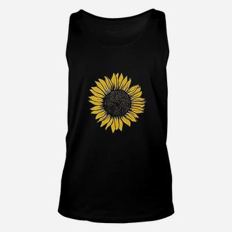 Sunflower Cute Funny Graphic Unisex Tank Top | Crazezy UK