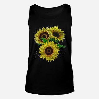 Sunshine Floral Blossom Yellow Flower Florist Sunflower Unisex Tank Top | Crazezy AU
