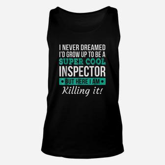 Super Cool Inspector Unisex Tank Top | Crazezy