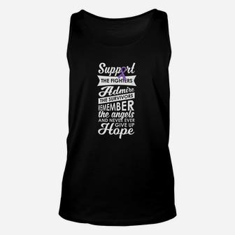 Support The Fighter Unisex Tank Top | Crazezy