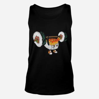 Sushi Weight Lifting Unisex Tank Top | Crazezy