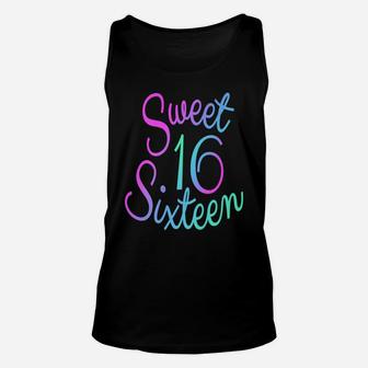 Sweet 16 2019 Birthday Party Celebration Favor Gift T-Shirt Unisex Tank Top | Crazezy DE