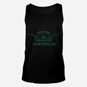 Swimming Australia Support The Team Shirt Pool Unisex Tank Top | Crazezy