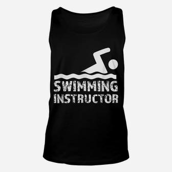 Swimming Instructor Lesson Swim Coach Unisex Tank Top | Crazezy