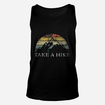 Take A Hike Retro Weathered Outdoor Hiking Unisex Tank Top | Crazezy