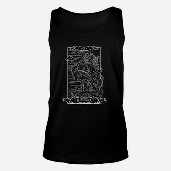 Tarot Card The Fool Occult Unisex Tank Top - Thegiftio UK