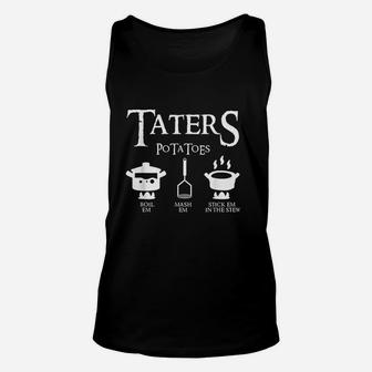 Taters Potatoes Unisex Tank Top | Crazezy