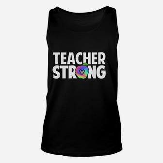 Teacher Strong Unisex Tank Top | Crazezy UK
