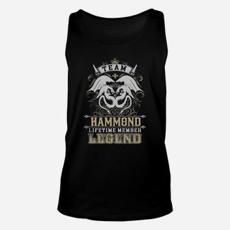 Team Hammond Lifetime Member Legend Unisex Tank Top - Thegiftio UK
