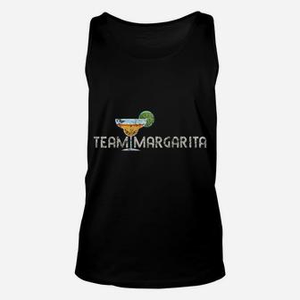 Team Margarita Glass Funny Drinking Margaritas Tshirt Gift Unisex Tank Top | Crazezy