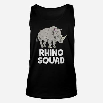 Team Rhino Rhino Squad Love Rhinoceros Unisex Tank Top | Crazezy CA