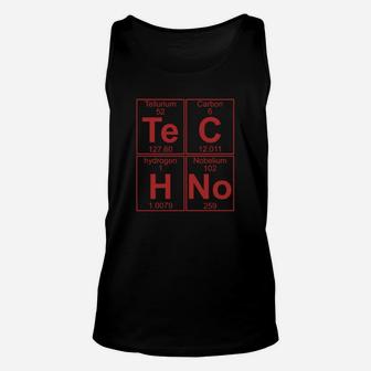 Techno Periodic Table Unisex Tank Top - Thegiftio