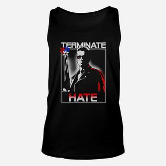 Terminate Hate Unisex Tank Top - Thegiftio