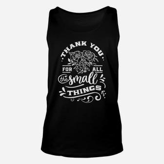 Thank You For All The Small Things Couples Valentines Day Unisex Tank Top - Monsterry AU