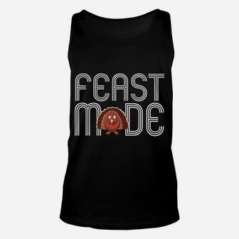 Thanksgiving Funny Gift - Feast Mode Unisex Tank Top | Crazezy