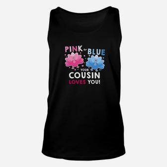 Thanksgiving Gender Reveal Party For Cousin Unisex Tank Top - Thegiftio UK