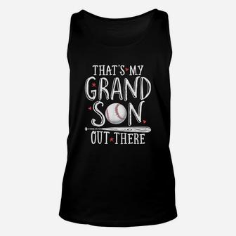 That Is My Grandson Out There Baseball Unisex Tank Top | Crazezy DE
