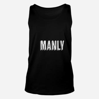 That Says Manly On It Gift Unisex Tank Top - Thegiftio UK