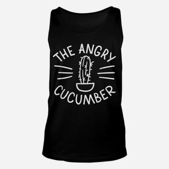 The Angry Cucumber Cactus Gardening Flowers Plants Floral Unisex Tank Top | Crazezy
