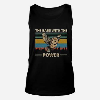 The Babe With The Power Unisex Tank Top | Crazezy DE