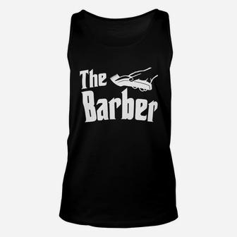 The Barber Haircut Shop Unisex Tank Top | Crazezy