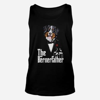 The Bernese Mountain Father Mafia Fathers Day Funny Unisex Tank Top - Monsterry DE