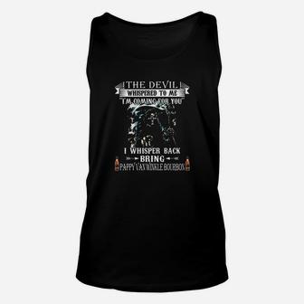 The Devil Whispered To Me Unisex Tank Top | Crazezy AU