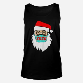 The Glassed Santa Unisex Tank Top - Monsterry