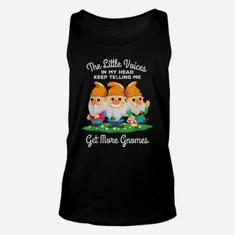 The Littles Voices Get More Gnomes Dark Unisex Tank Top | Crazezy