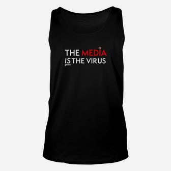 The Media Is The Sickness Unisex Tank Top - Monsterry CA