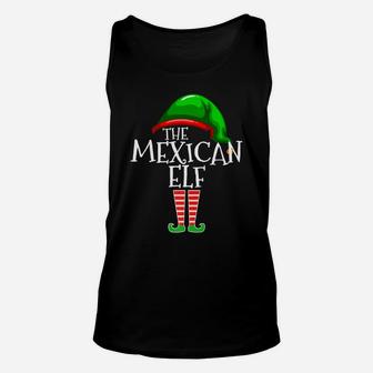 The Mexican Elf Family Matching Group Christmas Gift Mexico Unisex Tank Top | Crazezy UK