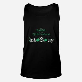 The Panda Is My Spirit Animal Unisex Tank Top - Thegiftio