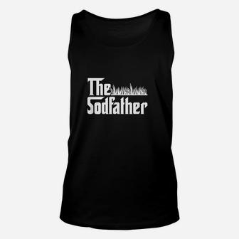 The Sod Father Grass Cutting Lawn Care Unisex Tank Top | Crazezy DE