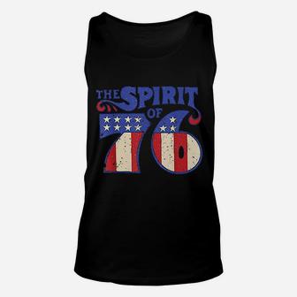 The Spirit 76 Vintage Retro 4Th Of July Independence Day Unisex Tank Top | Crazezy AU