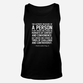 The Ultimate Measure Of A Man Unisex Tank Top | Crazezy CA