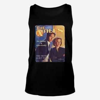 The X-Files The Truth Is Out There Retro Poster Unisex Tank Top | Crazezy