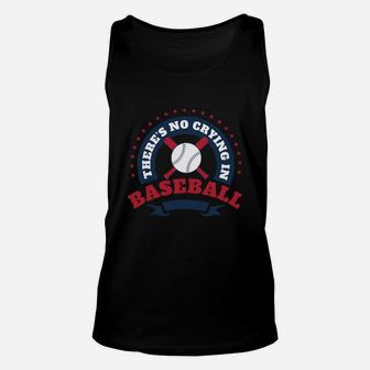 There Is No Crying In Baseball Unisex Tank Top - Thegiftio UK
