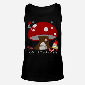 There Is No Place Like Gnome For The Holidays Christmas Unisex Tank Top | Crazezy DE