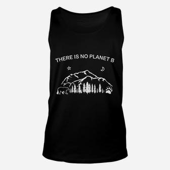 There Is No Planet B Bear Mountains Unisex Tank Top | Crazezy CA