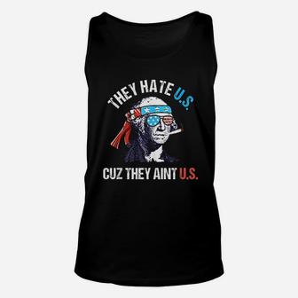 They Hate Us Cuz They Aint Us Funny 4Th Of July Unisex Tank Top | Crazezy AU